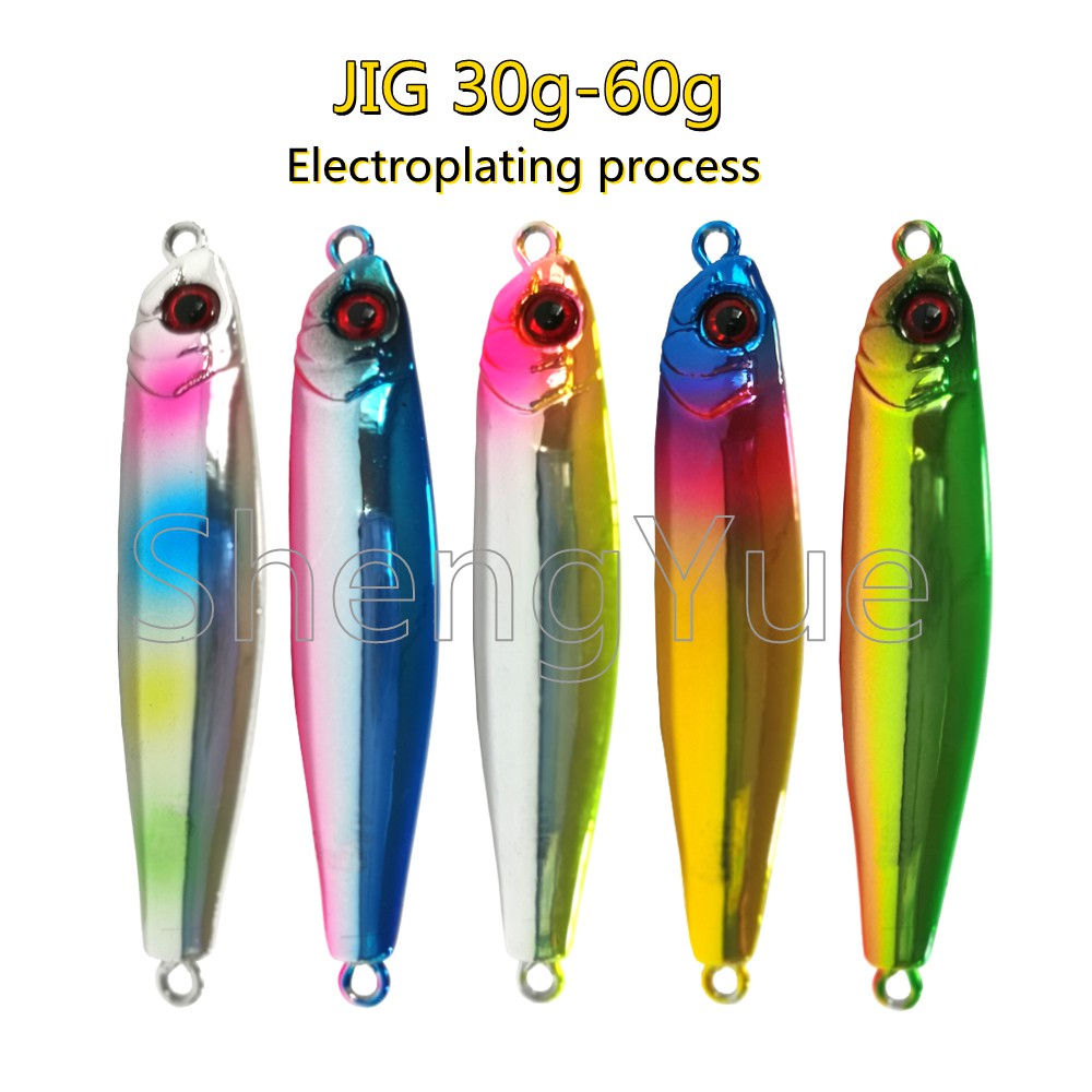 Mồi Câu Cá Giả 3D Bằng Kim Loại 30G/40g/60g