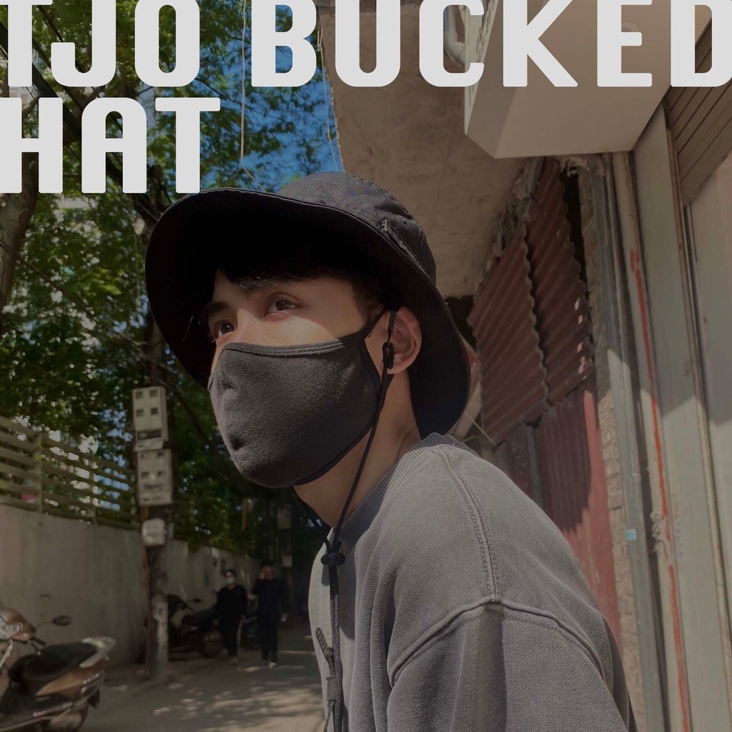 Mũ tai bèo TJO Bucket Hat style Camping, cắm trại, du lịch, vintage