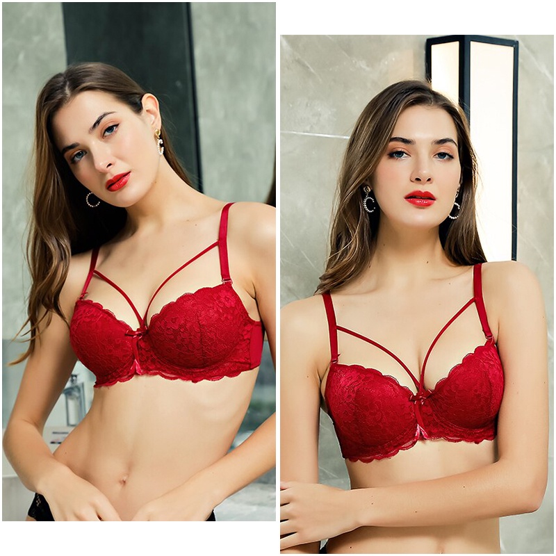 Set đồ lót  ren mềm mút mỏng có gọng nâng ngực gợi cảm