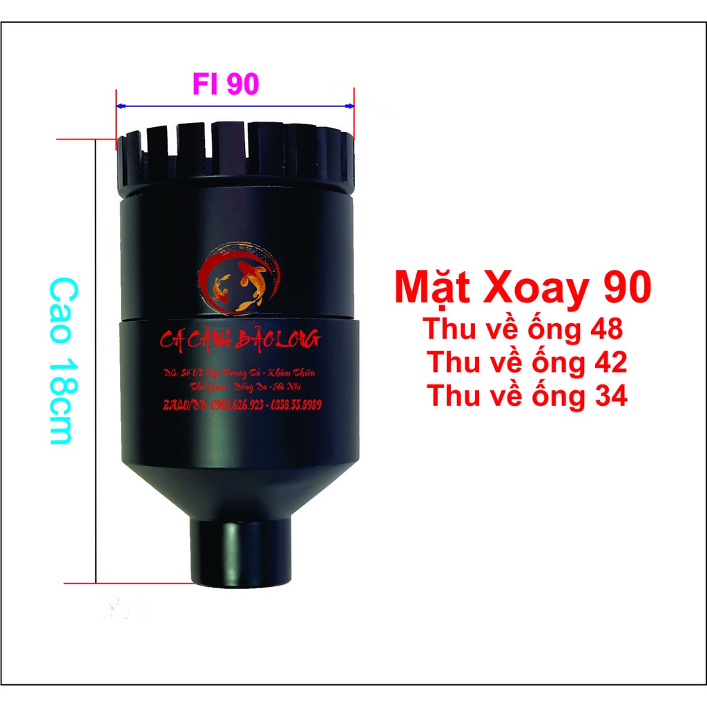Hút Mặt Hồ Koi, Bể Kính, Tank Nhựa, Composiss⚜️FREESHIP⚜️ Hút mặt xoay, hút mặt trơn,hút mặt nhún, hút mặt chế