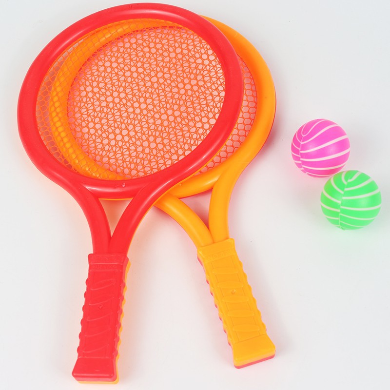 Cầu Lông Tennis Ngoài Trời Trong Nhà Cho Trẻ Em Chơi  2 Vợt + 2 Bóng [Bé từ 3 tuổi trở lên]