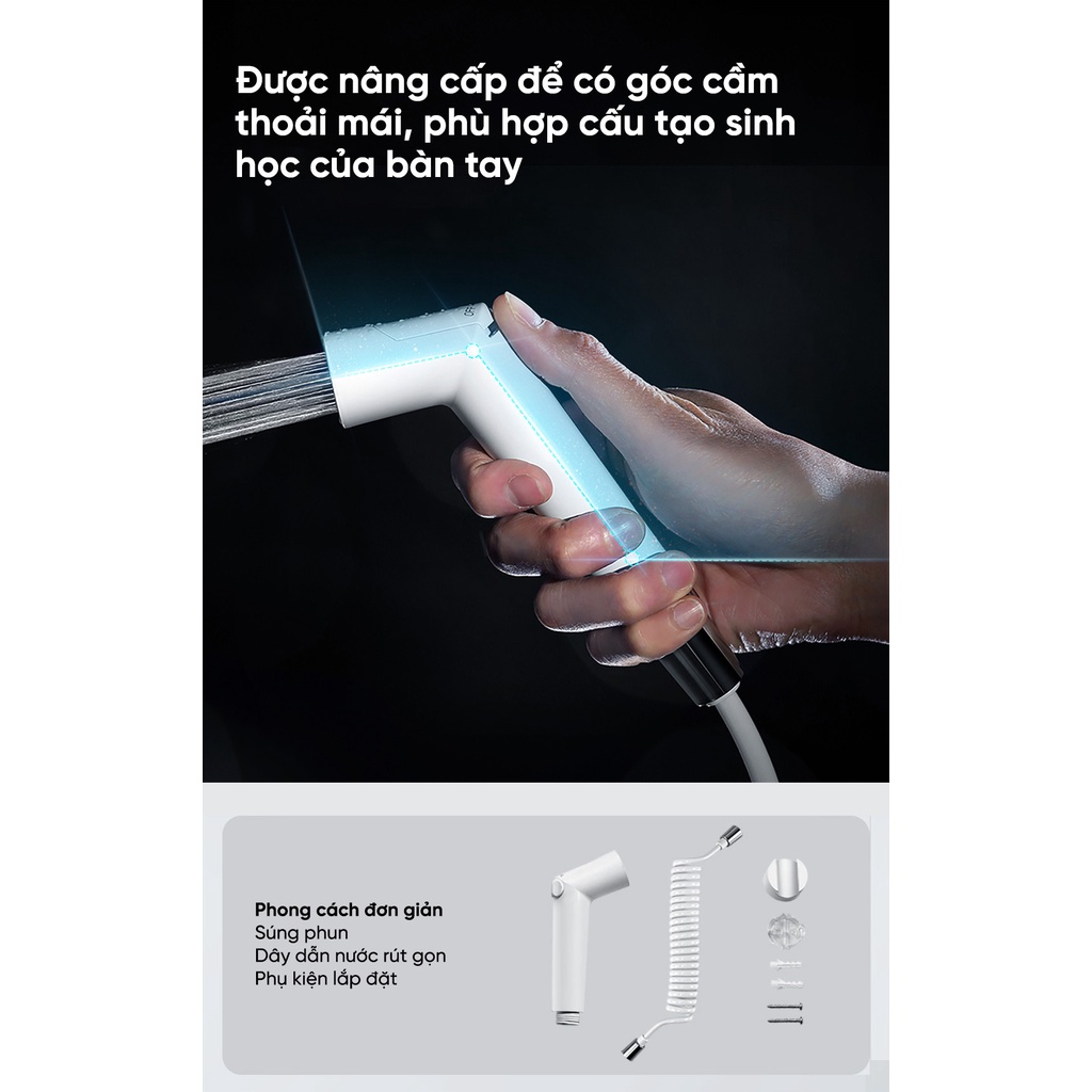 Vòi xịt vệ sinh chỉnh nước biến thiên Higold Brug - 601410 | 601417 | 823100