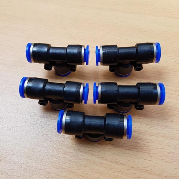 Tê chia 8 mm cho nối nhanh béc phun sương