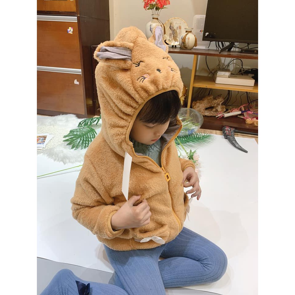 Áo khoác lông cho bé