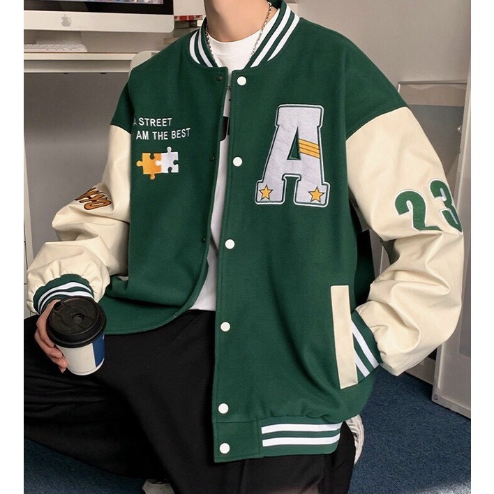 Áo bomber nỉ ngoại dày mịn.may kỹ đẹp.có dây kéo túi CỰC HOT CHO CÁC BẠN TRẺ MIDU FASHION