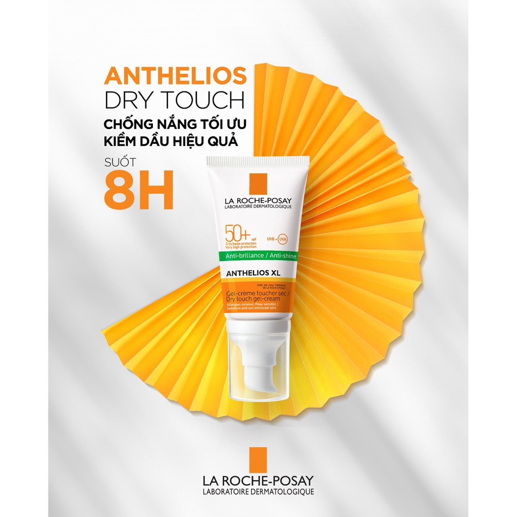 [NÓI KHÔNG VỚI HÀNG FAKE] Kem chống nắng La roche posay anthelios XL gel spf 50 + vạch xanh laroche cho da dầu mụn