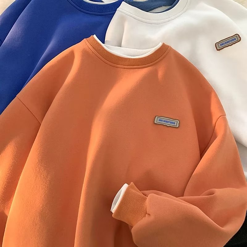 Áo sweater nam tay dài bigsize Thời Trang dành cho nữ  áo sweater form rộng unisex simple áo len cặp đôi