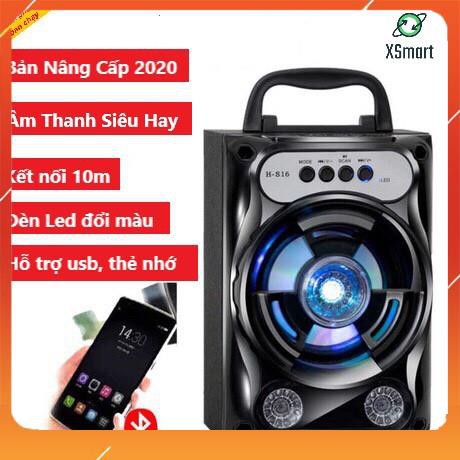 Loa Bluetooth ❤️FREESHIP❤️GS13 Pro Xách Tay Loại 1 Âm Thanh Hay Siêu Trầm, Led Nháy Theo Nhạc, Super Bass Nghe