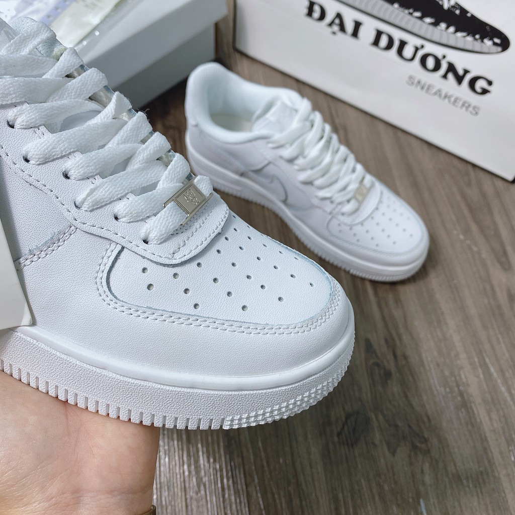 Force trắng bản trung [TẶNG MÓC KHÓA - FULL BOX] foce trắng full giày thể thao foce trắng tăng chiều cao nam nữ