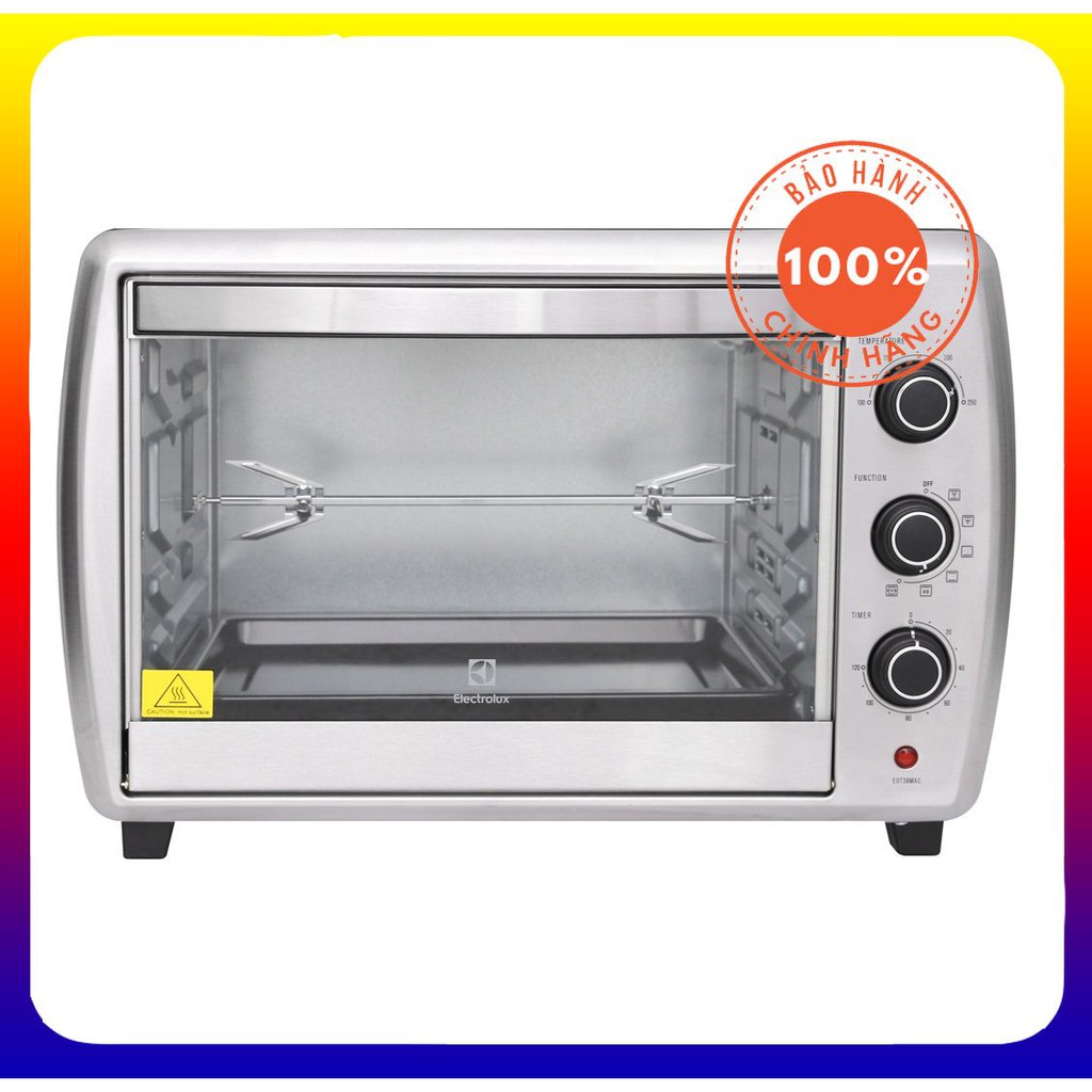 Lò nướng điện Electrolux EOT38MXC 38L 2100W (Bạc) - Hàng Chính Hãng