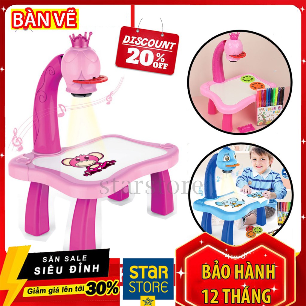 Bàn Vẽ Thông Minh Có Đèn Chiếu Sáng Cho Bé Giúp Trẻ Tư Duy Thỏa Sức Sáng Tạo