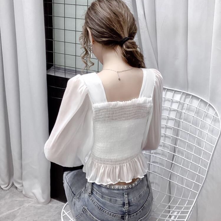 Áo Sơ Mi Tay Dài Chất Chiffon Thiết Kế Thanh Lịch Cho Nữ | BigBuy360 - bigbuy360.vn