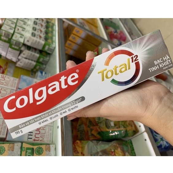 Kem đánh răng COLGATE Bạc Hà Tinh Khiết Total Clean Mint (tuýp 190g)