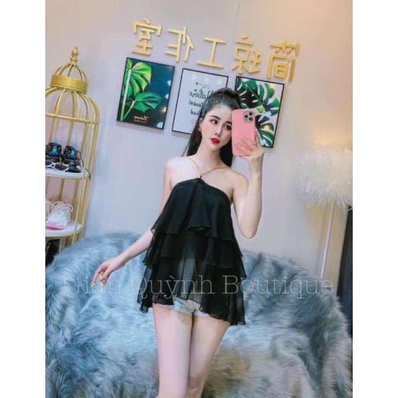 [Freeship] Áo Kiểu Xích Xếp Tầng