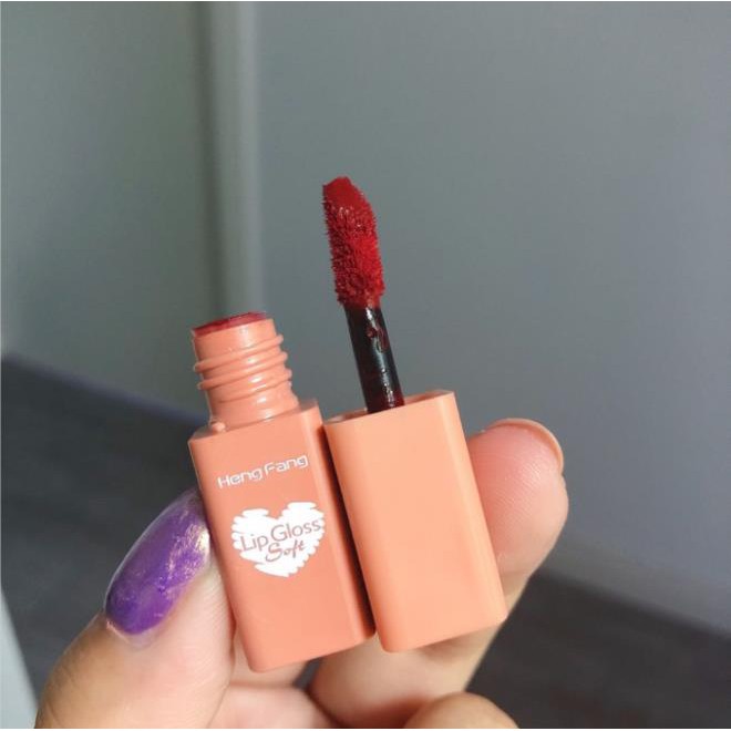 Set 3 Son Bóng Mini Mềm Mịn Lâu Trôi Không Thấm Nước Hengfang | BigBuy360 - bigbuy360.vn