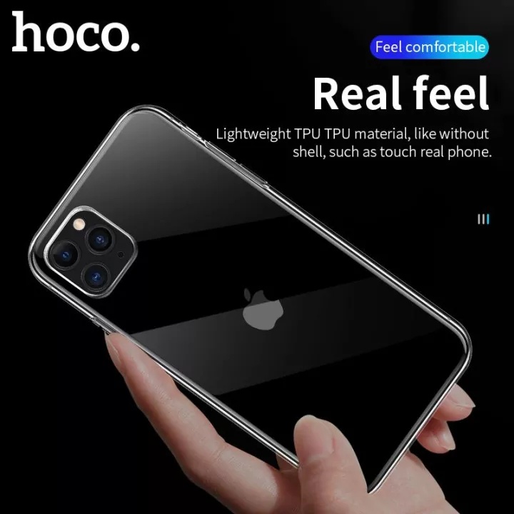 Ốp điện thoại HOCO tpu mềm trong suốt hd cho iP 11  12 12 pro max