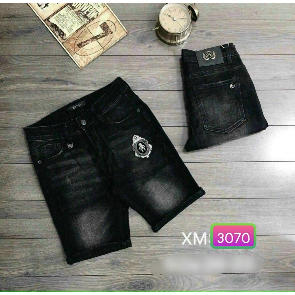 Quần Short Jean,  Đùi Rin Nam Co Giãn 4 chiều M044