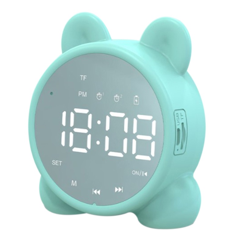 Alli Đồng Hồ Báo Thức Bluetooth Kỹ Thuật Số Màn Hình LCD Báo Thức Cho Trẻ Em