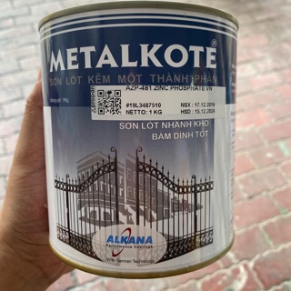 Sơn lót kẽm EPOXY 1 thành phần 1kg ( hãng indo)