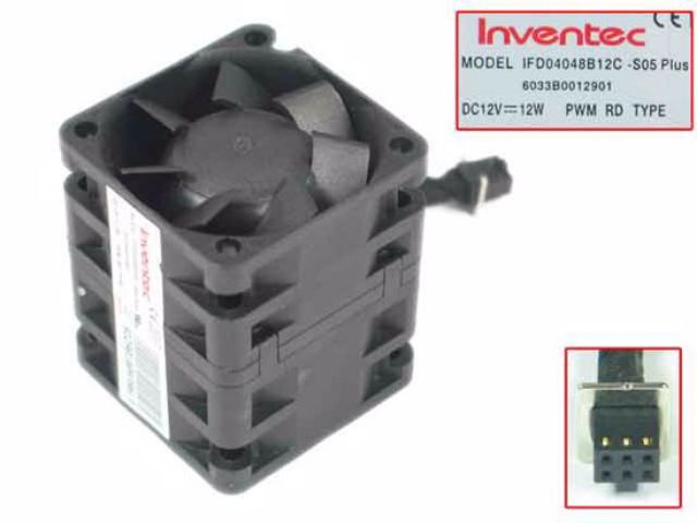 Quạt Invertec 40x40mmx50mm 12V 12w, 1.9A rất mạnh