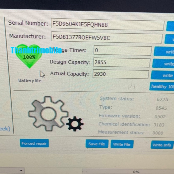 Pin 6 Plus Bison dung lượng 2915mAh