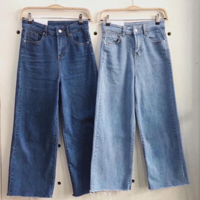 [Rẻ vô địch] Quần jean ống rộng hot hit, toàn bộ là hình thật | BigBuy360 - bigbuy360.vn