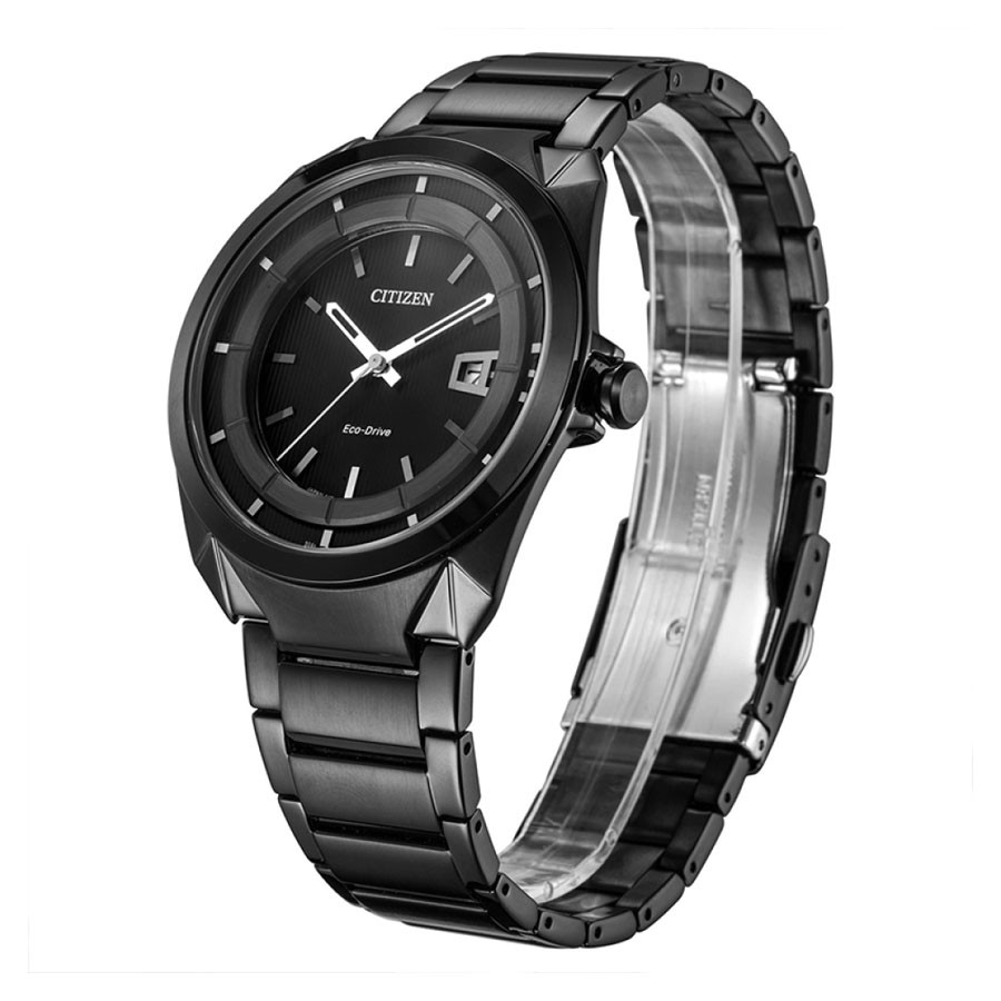 Đồng Hồ Nam Citizen Dây Thép Không Gỉ AW1015-53E - Mặt Đen