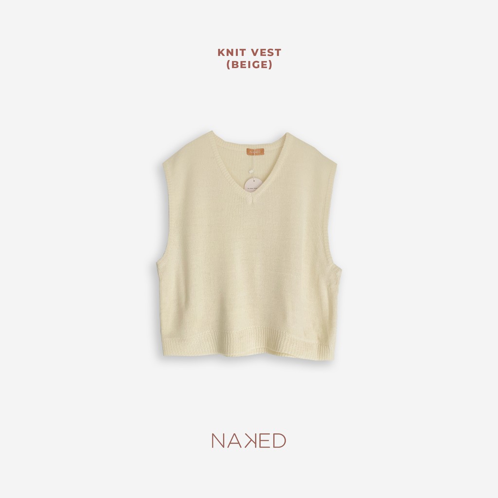 Naked by V - Áo len gile Knit Vest | BigBuy360 - bigbuy360.vn