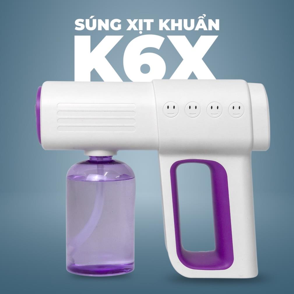 Máy Xịt Khử Khuẩn K6X NaNo Hàng Chính Hãng - Máy phun sương khử trùng sát khuẩn K6X