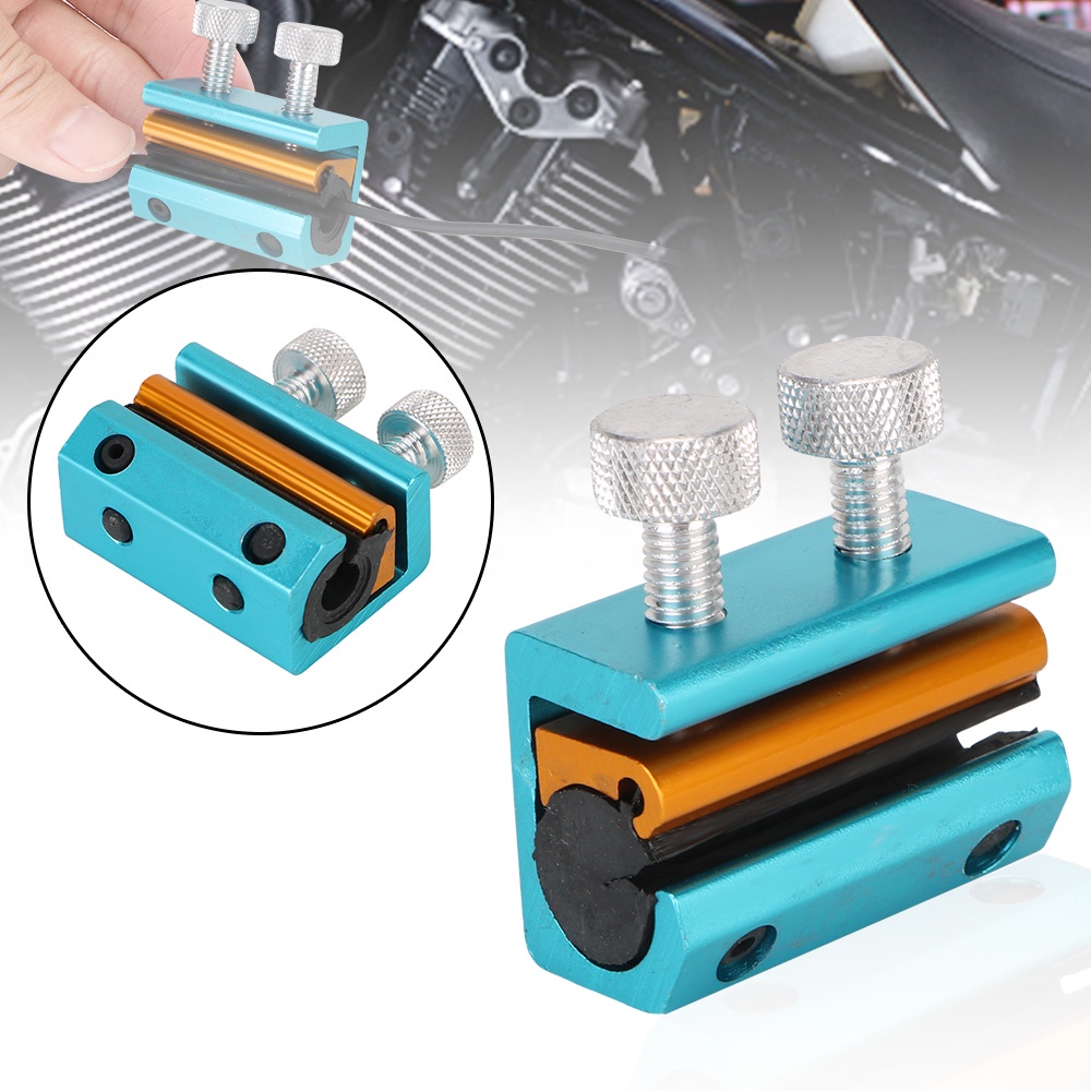 Dụng cụ bôi trơn đầu đôi cáp kẹp xe máy xe tay ga xe đạp ATV xe moto thiết kế ống hơi