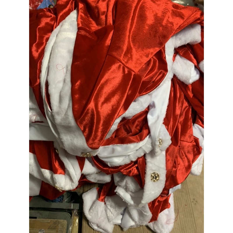 Bộ ông già noel vải nhung xịn   dành cho người lớn 1m7-1m8