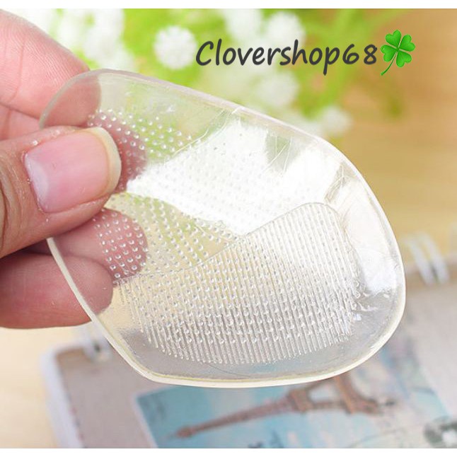 Bộ 2 miếng lót giầy silicon êm chân chống trượt, lót mũi giầy. 🍀 Clovershop68 🍀