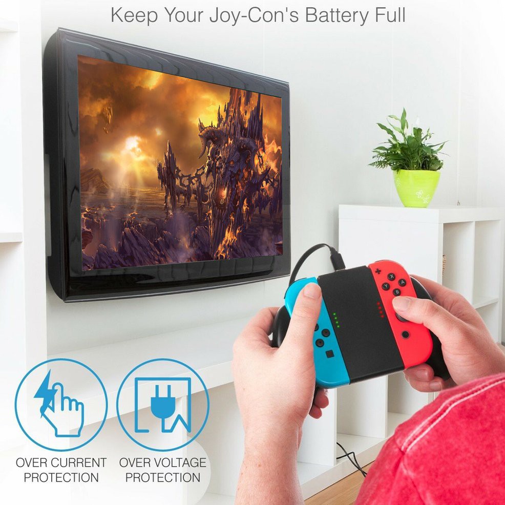 Đế Sạc Tay Cầm Chơi Game Cho Nintendo Switch Joy Con Giá Đỡ