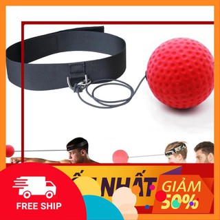 Dụng Cụ Võ Thuật Chính Hãng Bóng tập phản xạ boxing nhập khẩu cao cấp đội đầu  có hộp 03 màu lựa chọn Khuyến Mãi