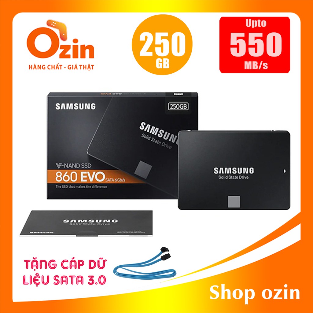 [RẺ VÔ ĐỊCH] Ổ cứng SSD samsung 2TB 1TB 500GB 250GB 870 Evo SATA III 2.5 inch