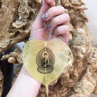 Lá bồ đề dát vàng loại to