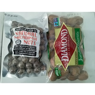 Combo 1 mắc ca mỹ - 1 óc chó mỹ