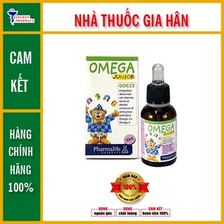Omega junior gocce giúp trẻ phát triển não bộ và mắt chai 30ml