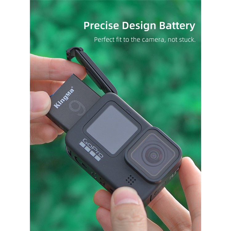 Bộ Pin Sạc KINGMA For Gopro HERO 9 / HERO 10 - Bảo Hành 1 Tháng ( 1 đổi 1 )