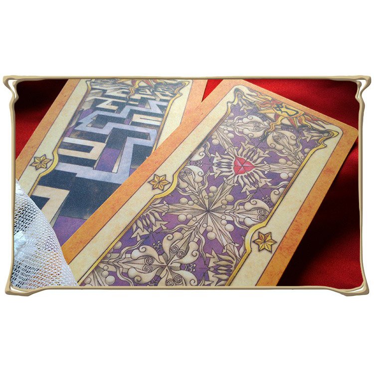 Bộ bài DELUXE CARDCAPTOR SAKURA 2 mẫu nâu hồng thủ lĩnh thẻ bài quà tặng xinh xắn anime chibi
