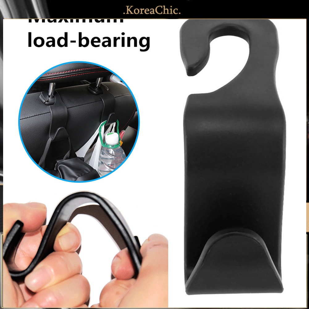 Móc treo đồ gắn sau lưng ghế xe ô tô bằng nhựa chịu tải trọng tốt chất lượng cao tiện dụng