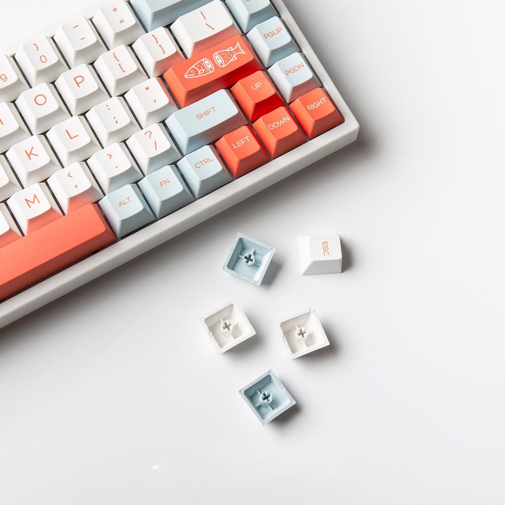 Nắp Phím Cơ PBT Nhuộm Màu 61 64 71 68 84 98 87 104 108 Cho Bàn Phím Cơ