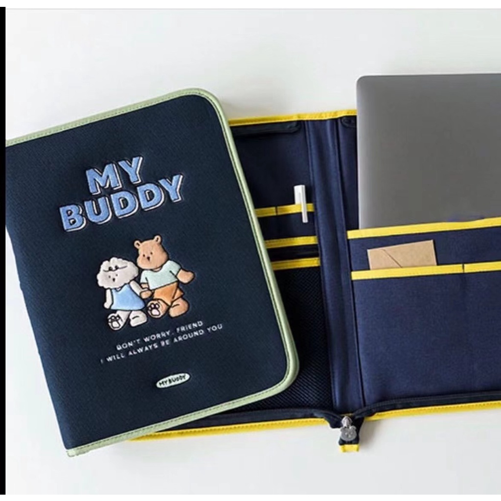 Túi đựng máy tính xách tay/ máy tính bảng đa năng phong cách Hàn Quốc 10-11 inch/ 13 inch