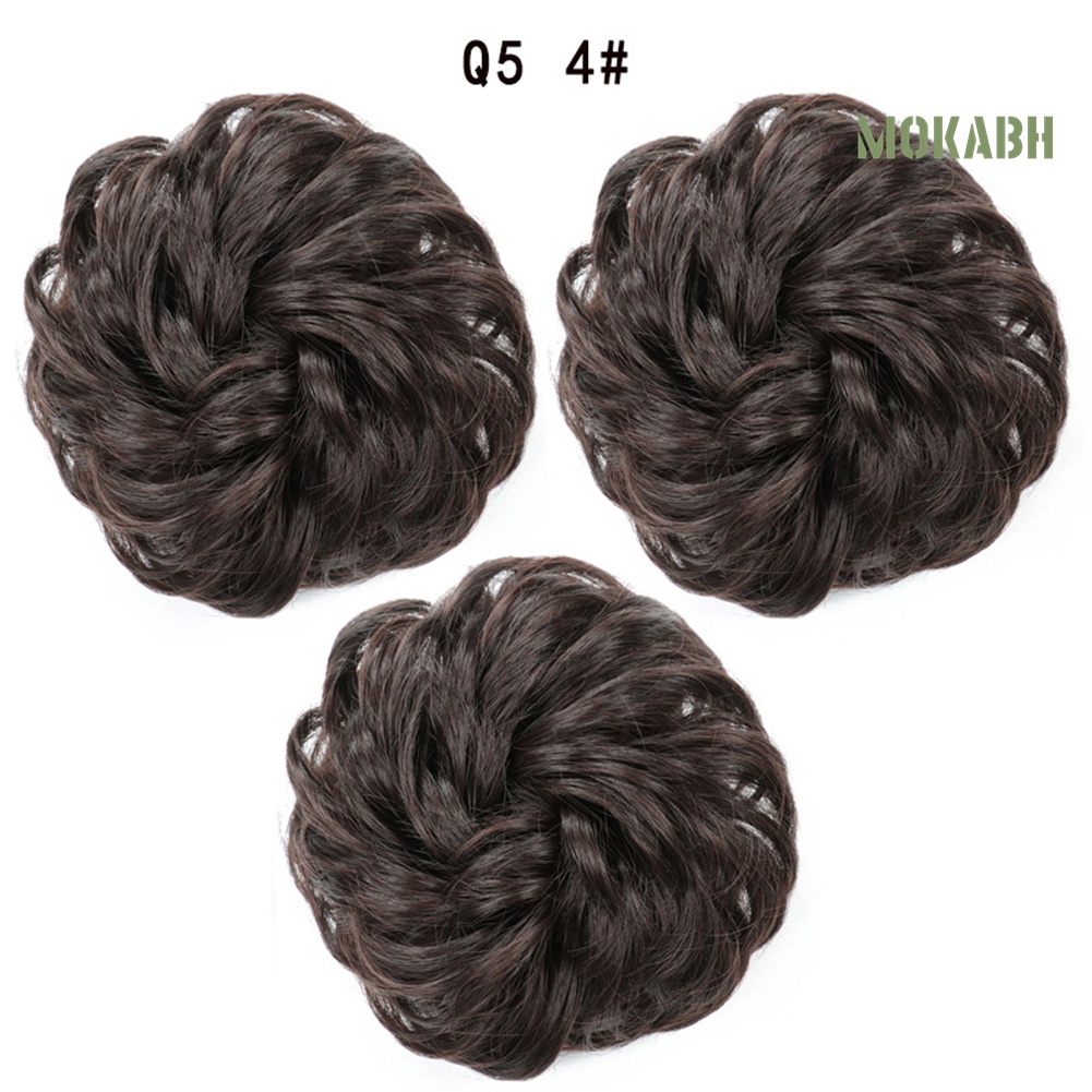 Búi Tóc Giả Xoăn Dài Gợn Sóng Cho Nữ