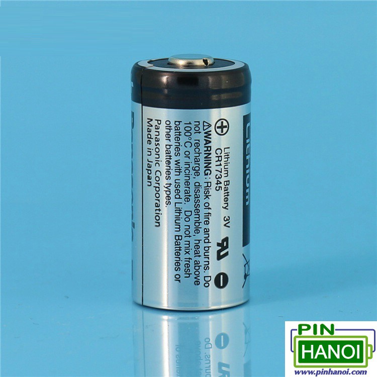 Pin Panasonic Industrial Lithium 3V CR17345 CR123A CR123 1400mAh