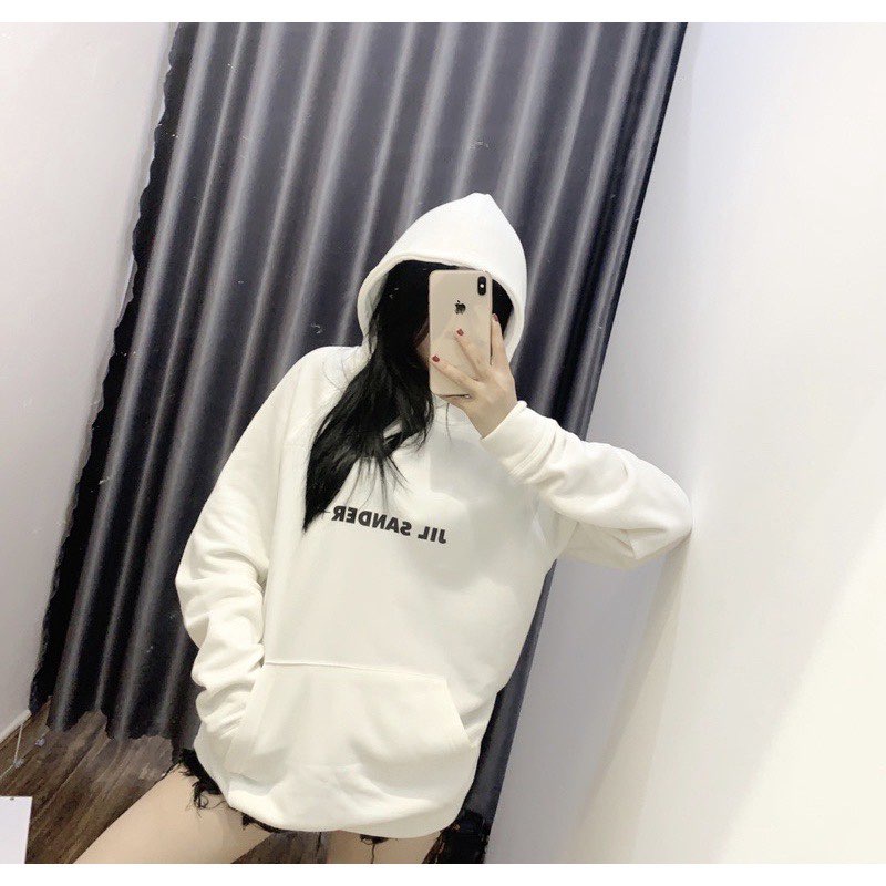Áo hoodie logo Jinsander basic , áo nỉ cotton form rộng unisex street wear ,Cocmer_vn