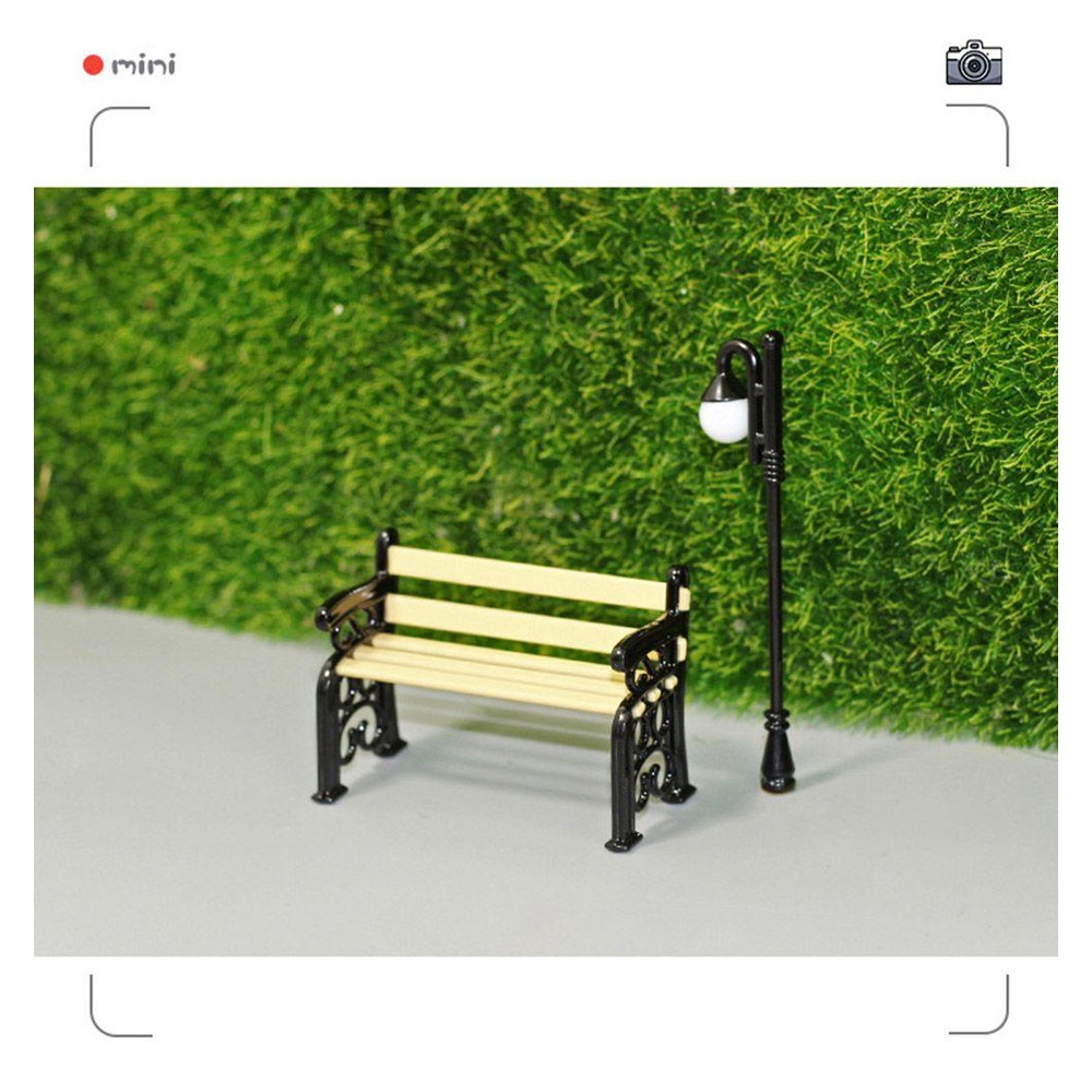 RAINBOW Mô Hình Đèn Đường Mini Nhân Tạo Trang Trí Nội Thất