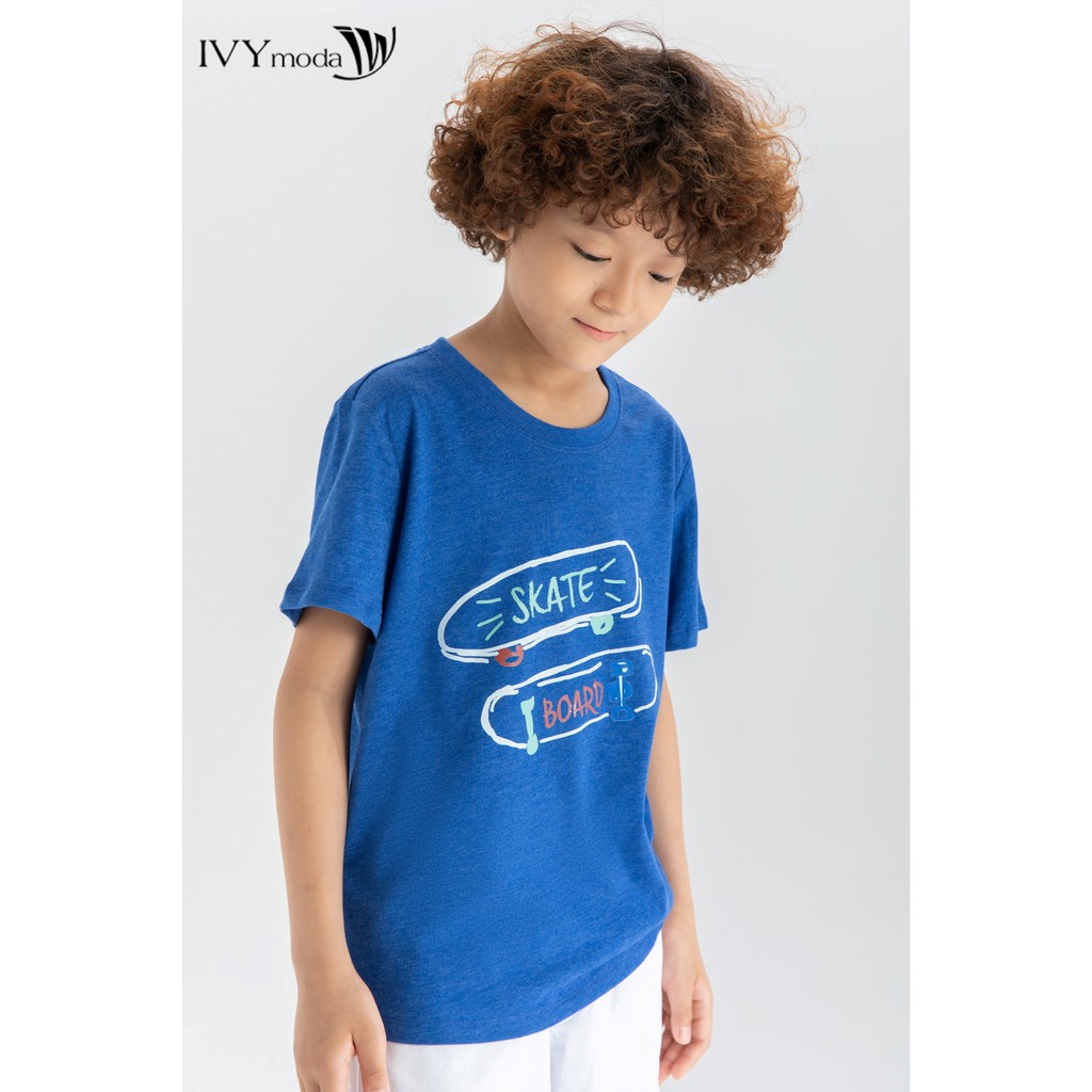 Áo thun bé trai SNAKE BOARD IVY moda MS 57K1257