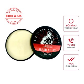 Sáp vuốt tóc HAIR CLAY HENG KOD 100gr tạo kiểu giữ nếp cho tóc. HÀNG CHÍNH HÃNG
