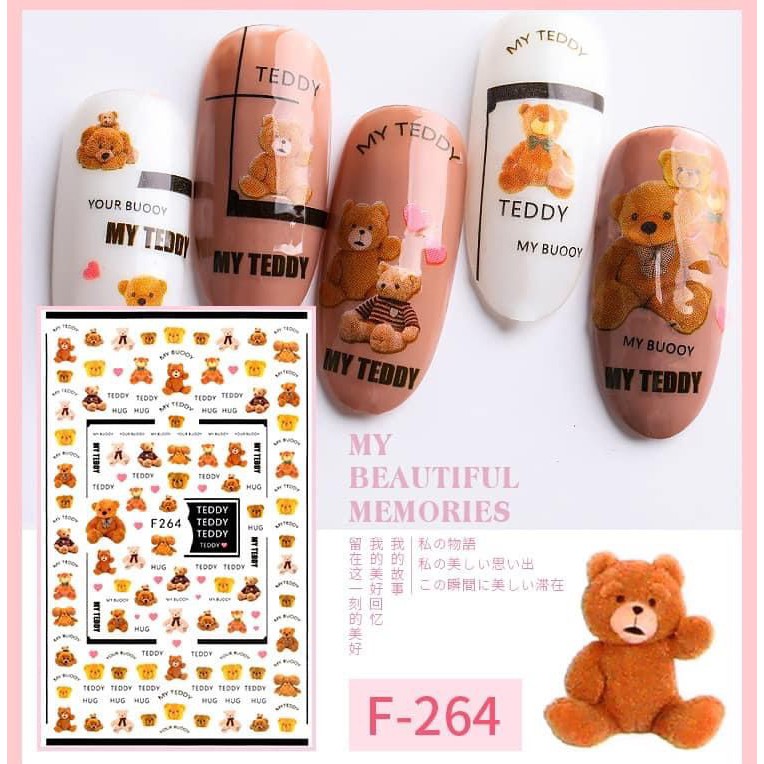 Sticker dán móng tay , nail sticker trang trí Mẫu Mới